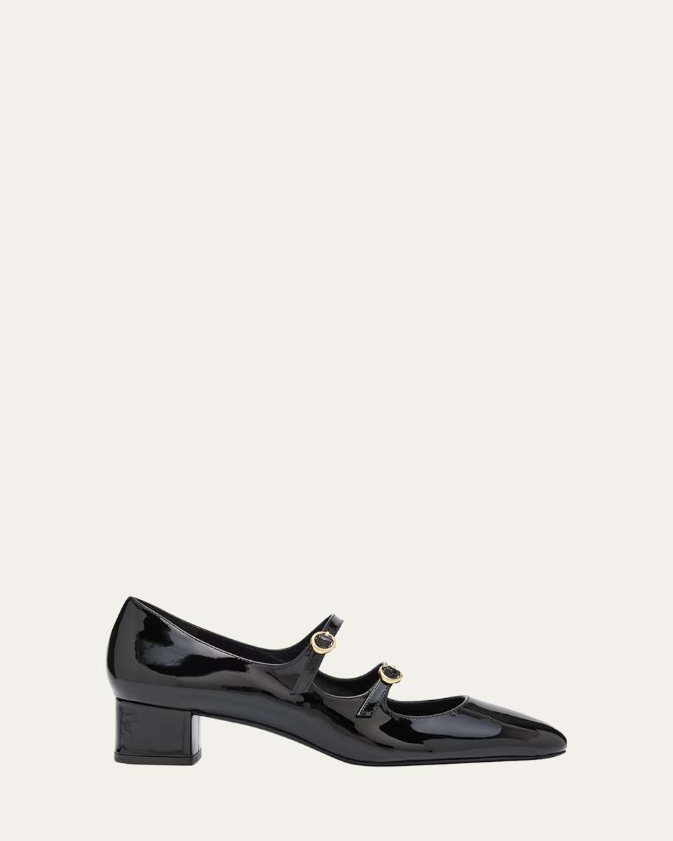 Benni Patent Leather Mary Jane Ballerina Pumps